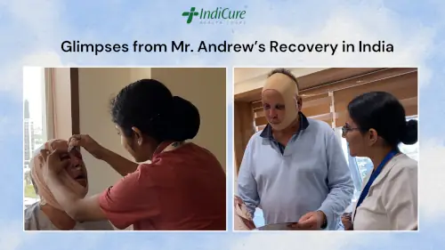 Glimpses from Mr. Andrew's Recovery in India